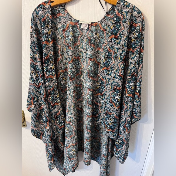 Earthbound Trading Company Celestial Star Multicolor Shawl/Wrap - Picture 5 of 6